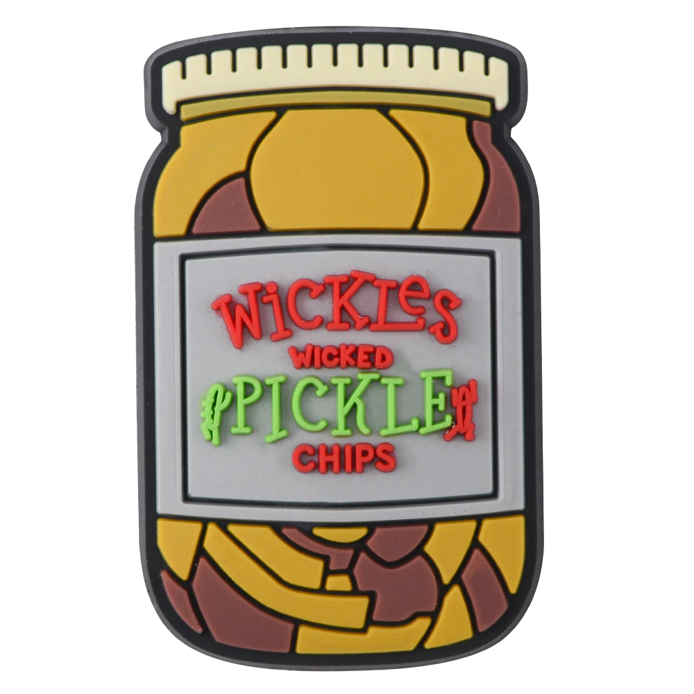 Консервированные подвески для обуви с огурцом взрослых Мультяшные