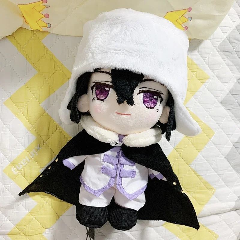 

20cm Japanese Anime Bungo Stray Dogs Fyodor Dostoyevsky Kawaii Cosplay DIY Clothes Change Dolls Plush Toy Dress Up Clothing Gift