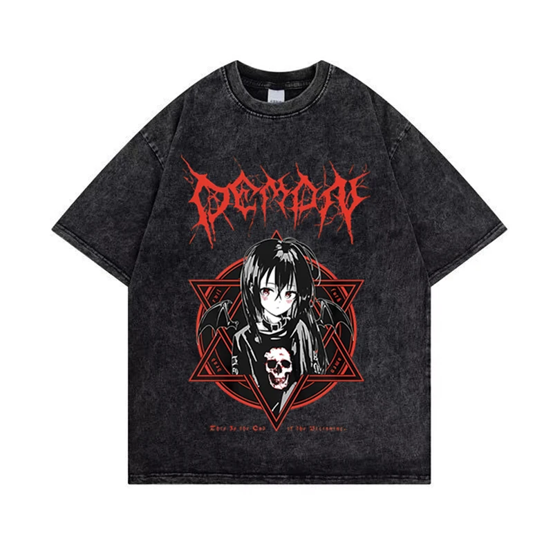 

Футболка мужская хлопковая с коротким рукавом, в стиле Харадзюку