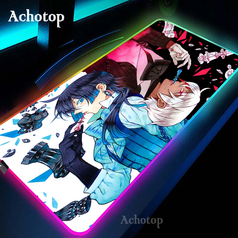 

RGB The Case Study Of Vanitas Mouse Pad Anime Desk Mat Gamer PC Computer XXL Varmilo Keyboard Carpet Gaming Accessories Mousepad