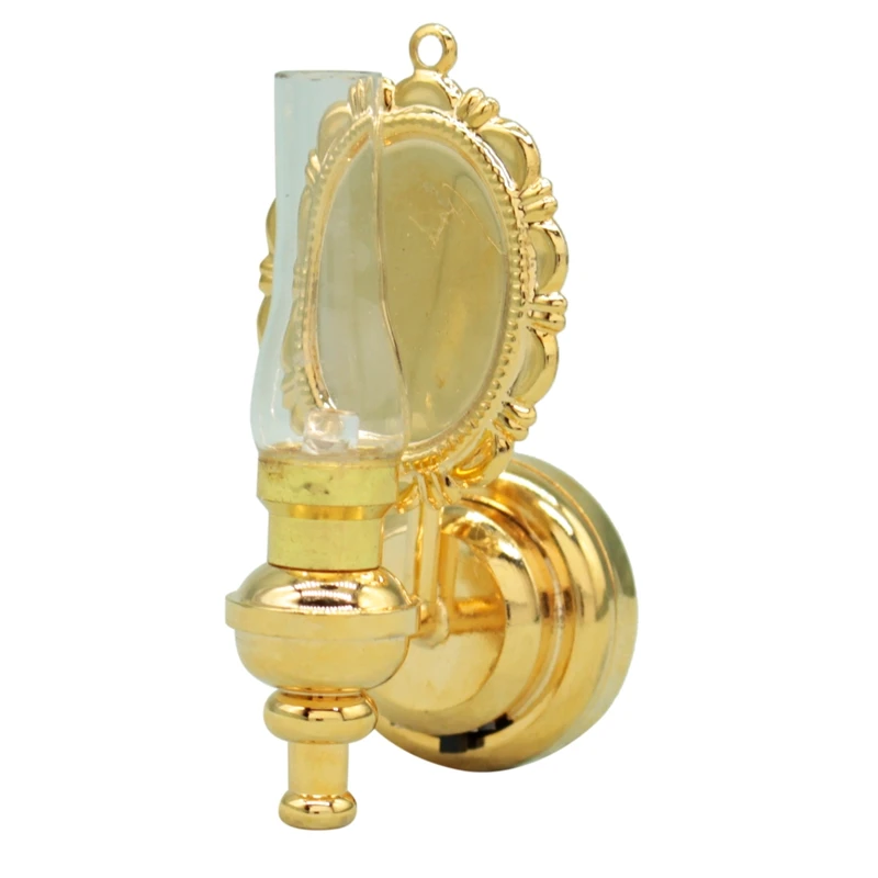 

1:12 украшение для кукольного домика, миниатюрная настенная лампа, миниатюрная Светодиодная лампа