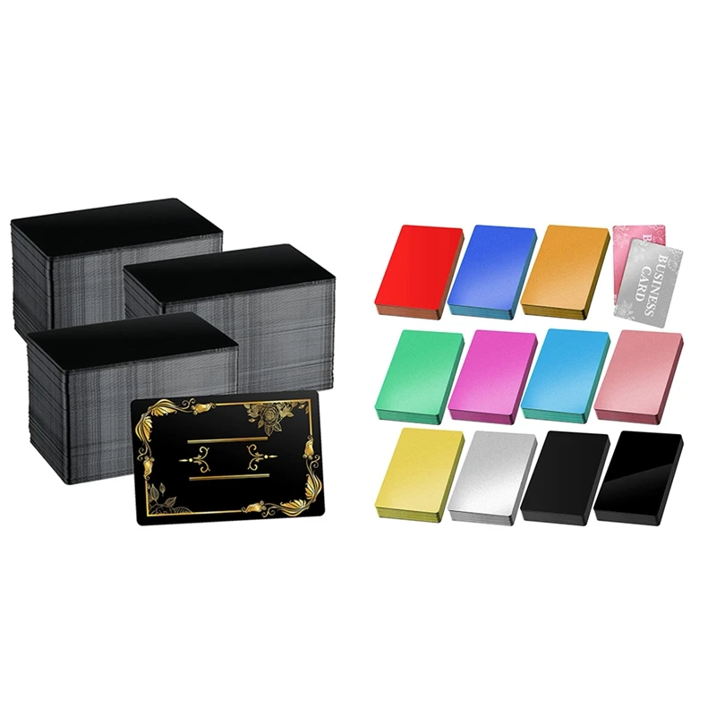 SEWS-550 шт. металлические визитные карточки с гравировкой алюминиевых пластинок