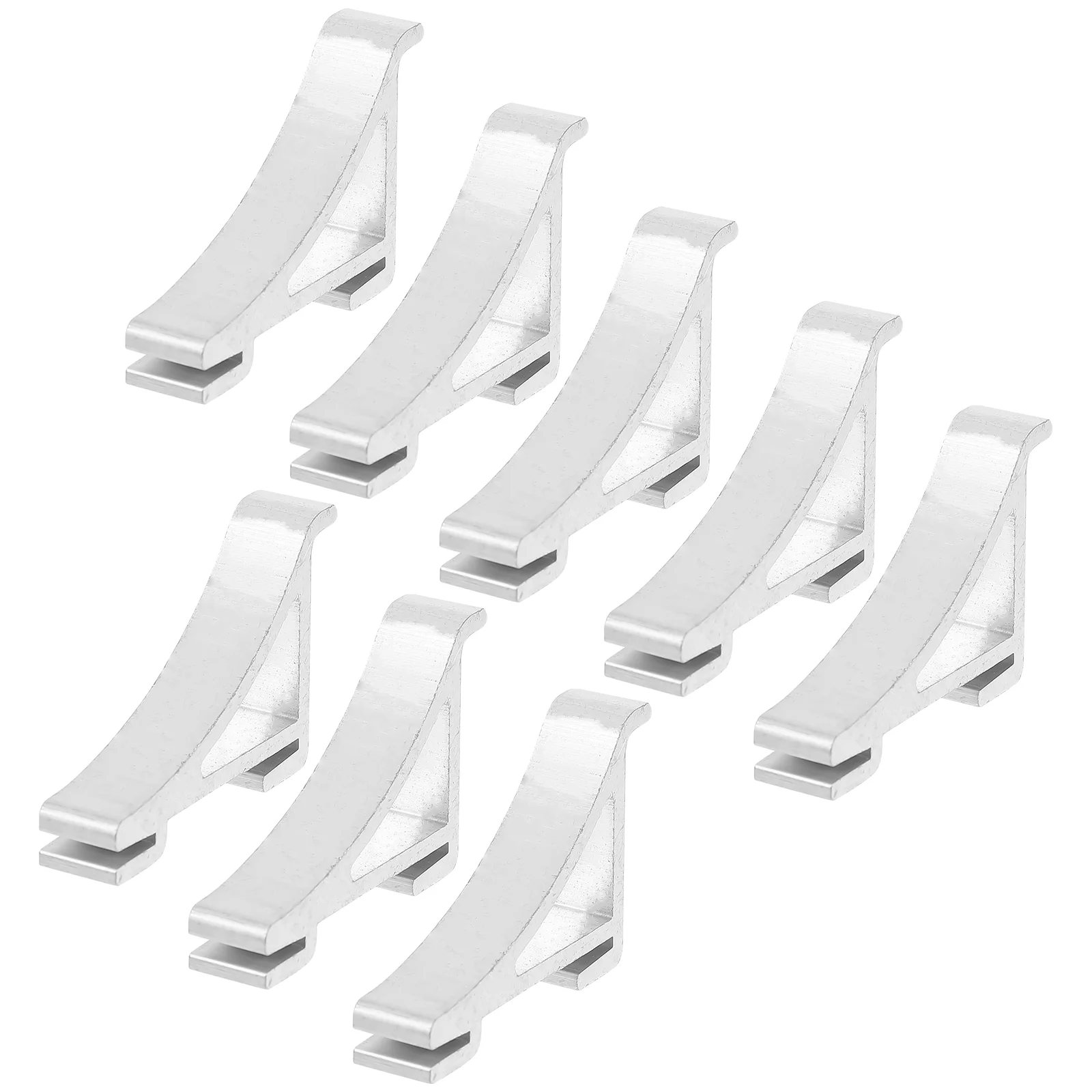 

8 Pcs Support Hooks Collapsible Shelf Clips Cooler Shelf Brace Cooler Accessories Stainless Steel Hooks