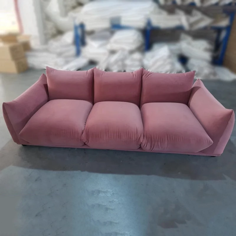 z owczej wełny w stylu nordyckim Sofa podłogowa nowoczesny relaks dla dorosłych do salonu leniwy prosty komfort Divani Soggiorno dom umeblowanie