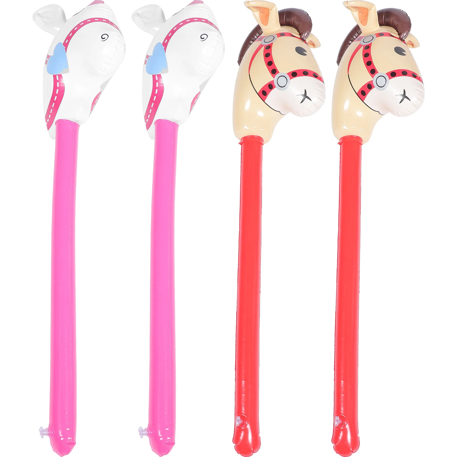 

Boys Gifts Stick Inflatable Horse Party Toys Toy Up Hammer Animals Balloon Blow Kids Head Cheering Animal Inflates Sports