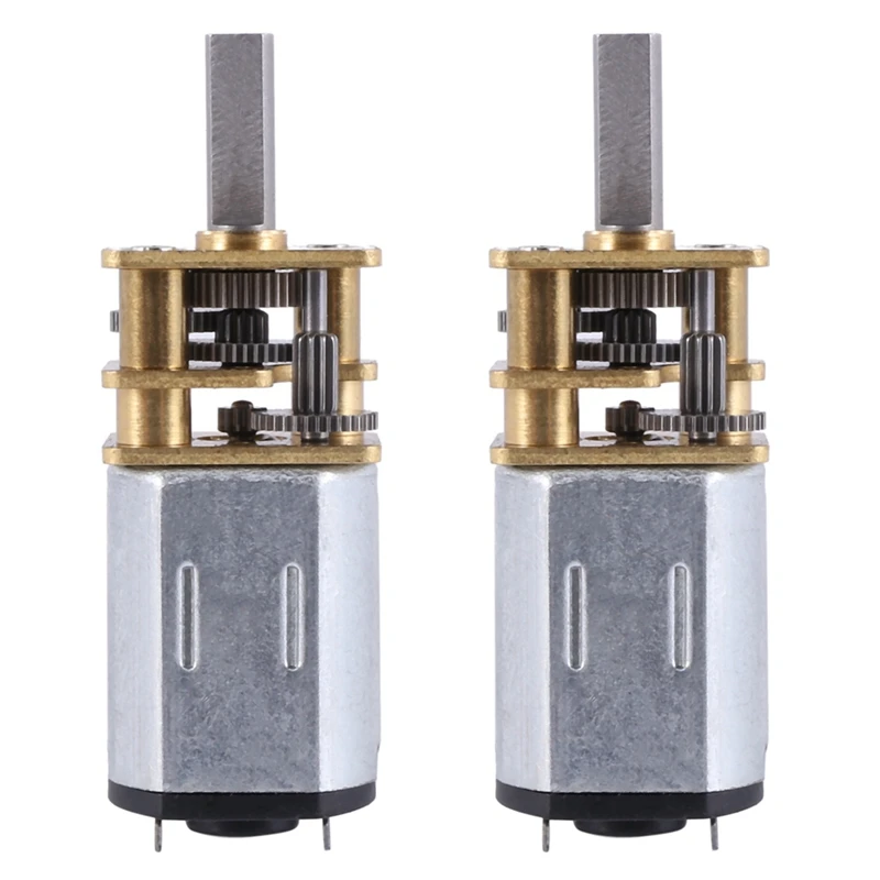 

2X DC 6V 10RPM Micro-Speed Reduction Motor Mini Gear Box Motor With 2 Terminals For RC Car Robot Model DIY Engine Toy