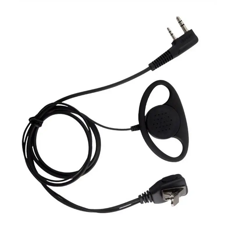 

2 Pin Covert Acoustic Air Tube Mic Microphone Earphone For Radios Walkie Talkie Headset Throat Microphone Sound