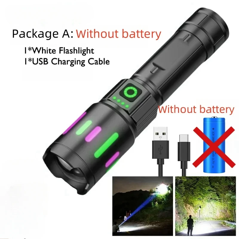 

Портативный светодиодный фонарь USB зарядка