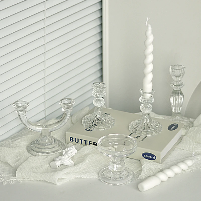 Glass Aroma Candle Dinner Wedding Photography Photo Decoration Props