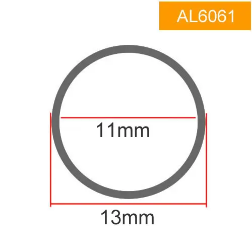 

Наружный диаметр 13 мм 6061 Алюминиевая трубка внутренний диаметр 7 мм 8 мм 9 мм 10 мм 11 мм, полые алюминиевые трубки из алюминиевого сплава