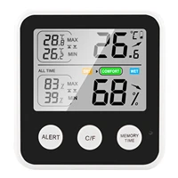 humidity gauge indoor indoor thermometer hygrometer humidity meter humidity temperature gauge with large lcd display high