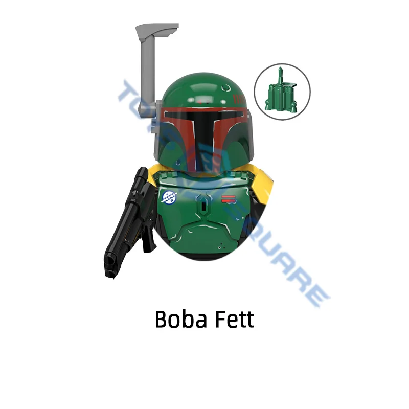 Конструктор DISNEY Ahsoka Dark Trooper мандалориан муфф Гидеон Боба Фетт люк джейвис модель