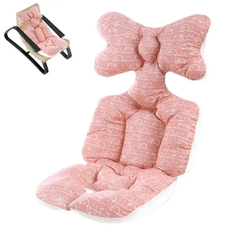 

Baby Car Seat Cushion Universal Pram Seat Cover Baby Stroller Liner Head And Body Support Pillow Mats For Car Stroller Seats