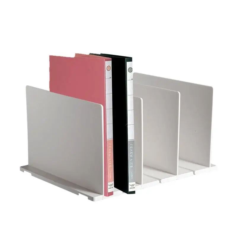 

Регулируемый органайзер для хранения книг с 4 разделителями