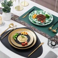 european ceramic western style steak plate knife and fork combination model room table light luxury tableware hotel ornaments