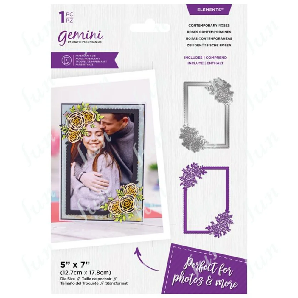 

Contemporary Roses Frame Cutting Die Cut Die Scrapbooking New Arrival 2022 Album Embossing Template Stencil for Painting Mold