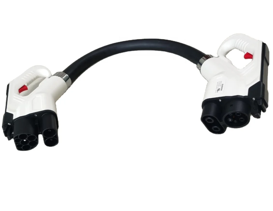 

150A Duosida Ccs Combo 2 To Ccs Combo 1 Adapter Ccs 2 To Ccs1 Adapter Dc Fast Charge Adapter with 0.3m Cable Ccs1 Plug