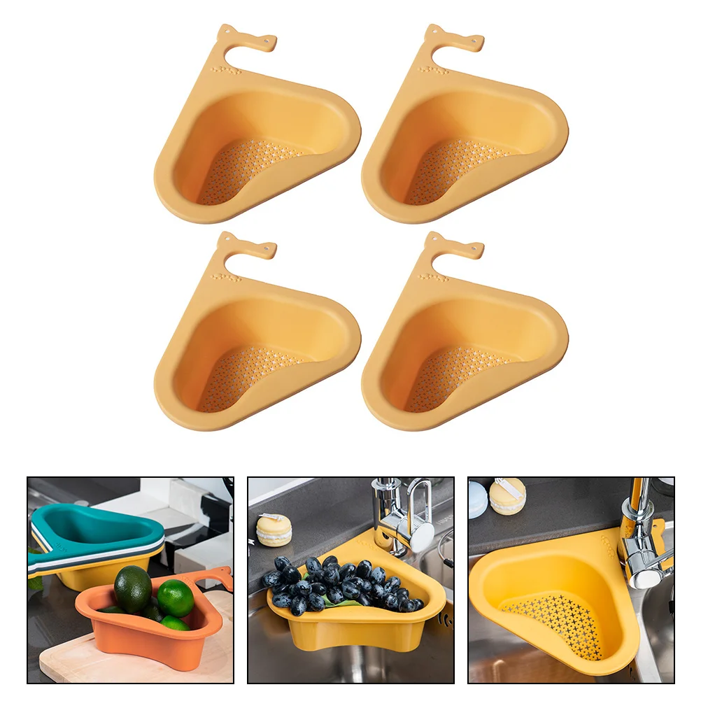 

4 шт. дренажные корзины, кухонные дренажные корзины, держатели для губки