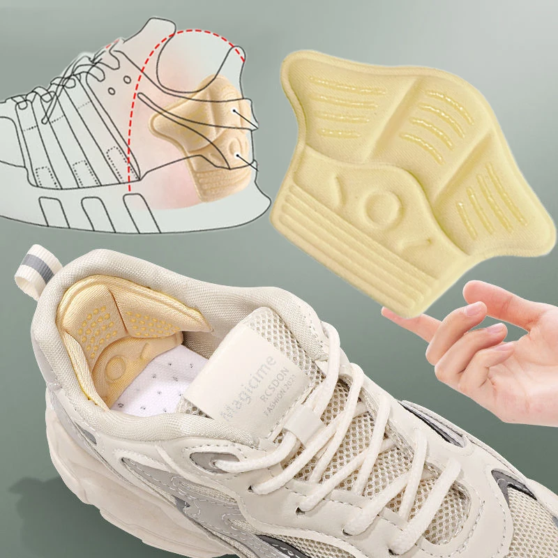 

Регулируемая самоклеящаяся подкладка для пятки, для женщин и мужчин, обезболивающая подкладка для ухода за ногами, вставки для подушек, Нес...