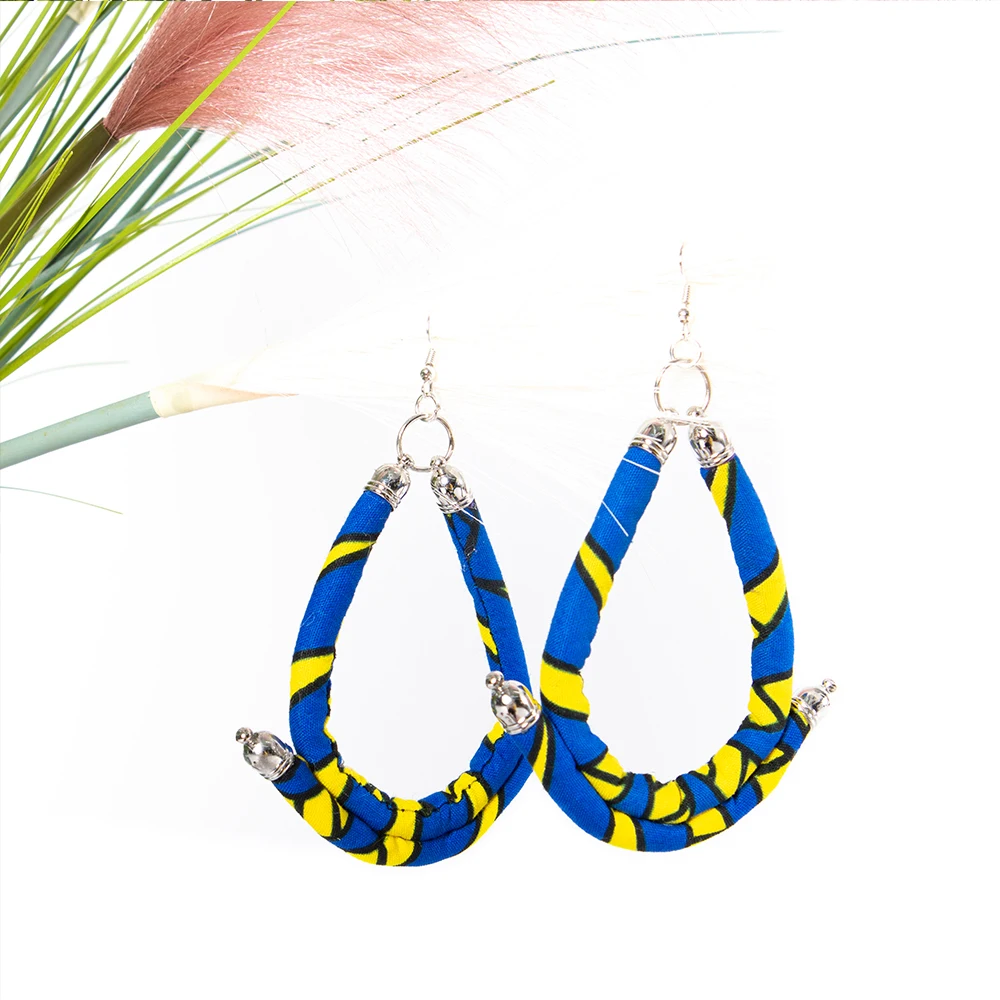 

Drop Earrings New Handmade Luxury Boho Earrings Party Gift Earrings For Women Trendy Statement Cotton Earrings Bohemia WYB551