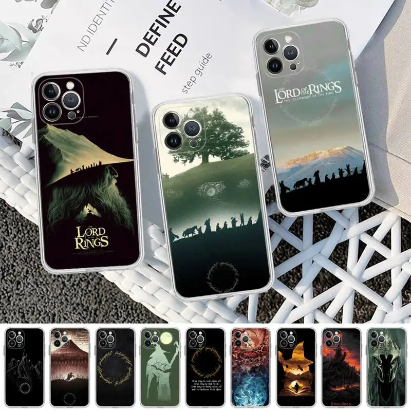 

Movie -R-Rings Of The- L-Lords Phone Case For iPhone 14 11 12 13 Mini Pro XS Max 6 7 8 Plus X XR SE 2020 Funda