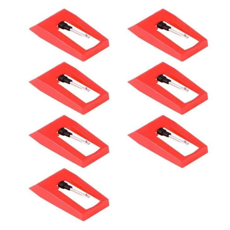 Record Player Needle 7 Pcs Diamond Stylus Replacement for Turntable Crosley Ion Numark Sanyo Etc