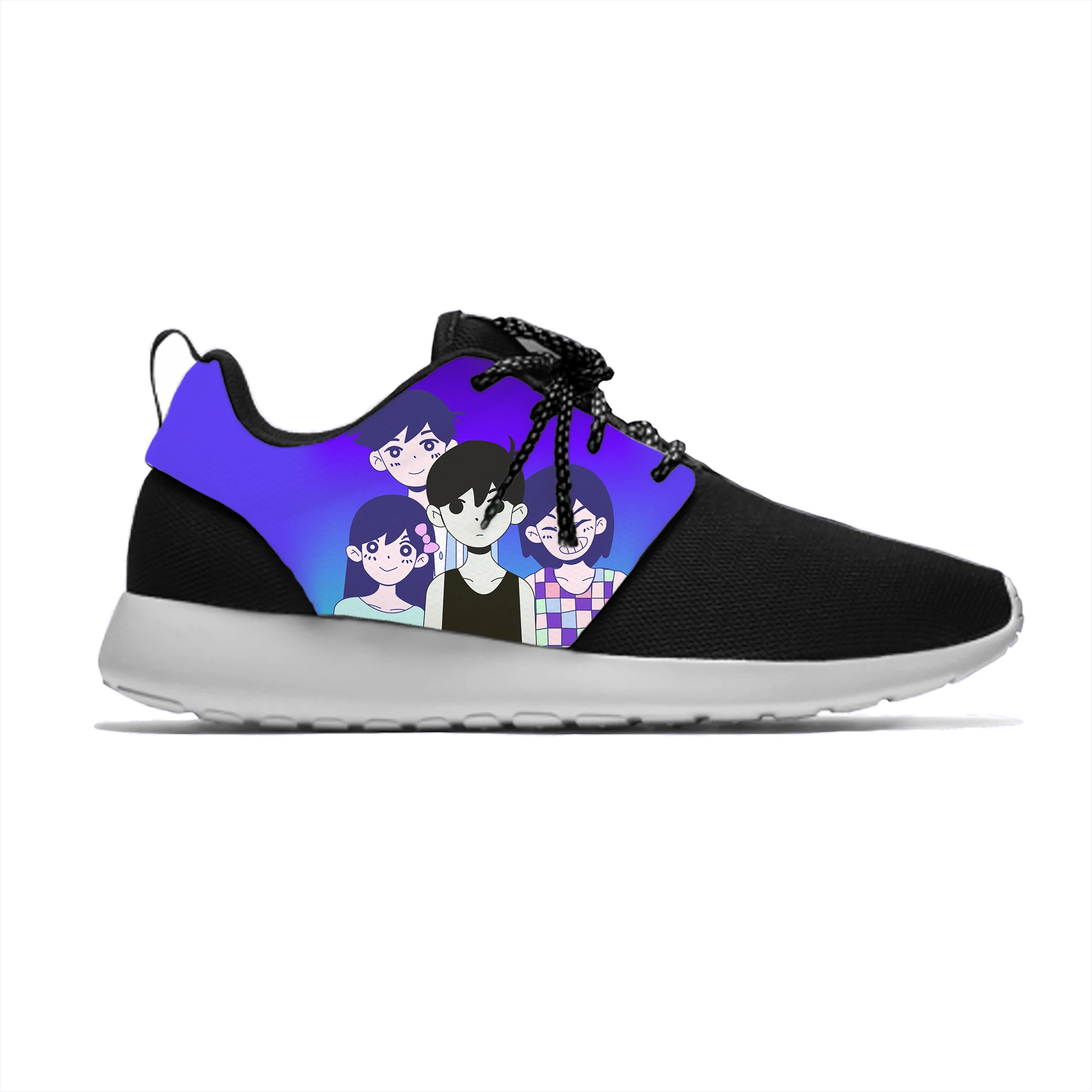 

Аниме мультфильм игра манга Omori крутые забавные модные спортивные кроссовки для бега Повседневные Дышащие легкие 3D печати мужские женские кроссовки