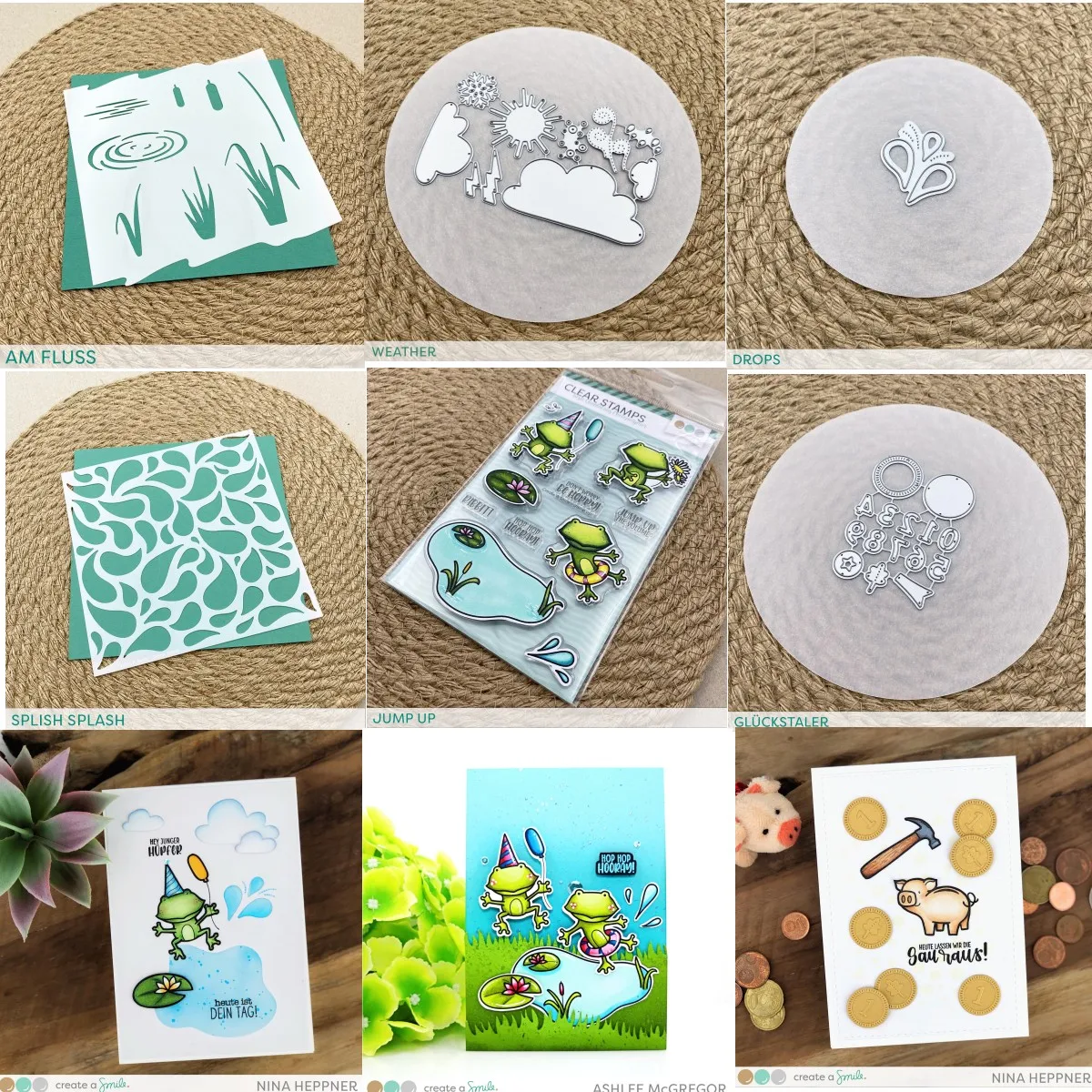 

2023 New Frog Water Drop Weather Metal Cutting Dies Stencil Clear Stamps For Decorating Scrapbook Diy Paper Card Album Mould