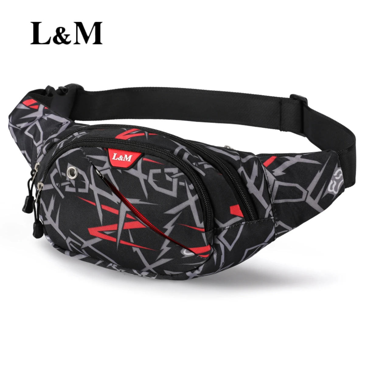 L&ampM Популярная одежда Геометрия Пакет Фанни. Мужчины и женщины Модель Сумка