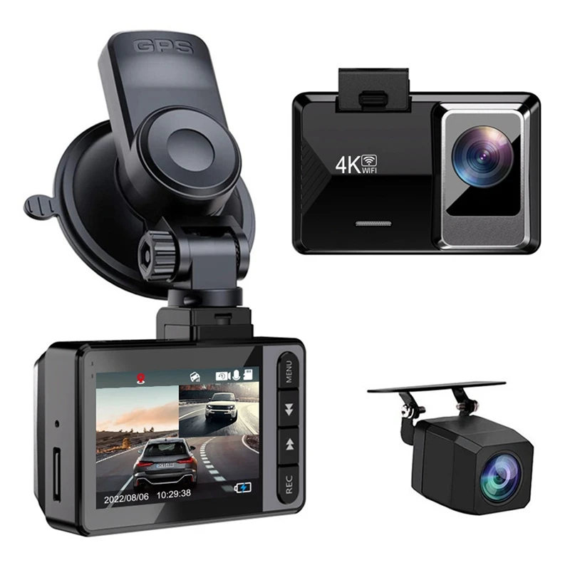 

Car DVR Camera 4K&1080P Video Recorder WIFI GPS Dashcam Dash Cam Car Registrar Night Vision For Car