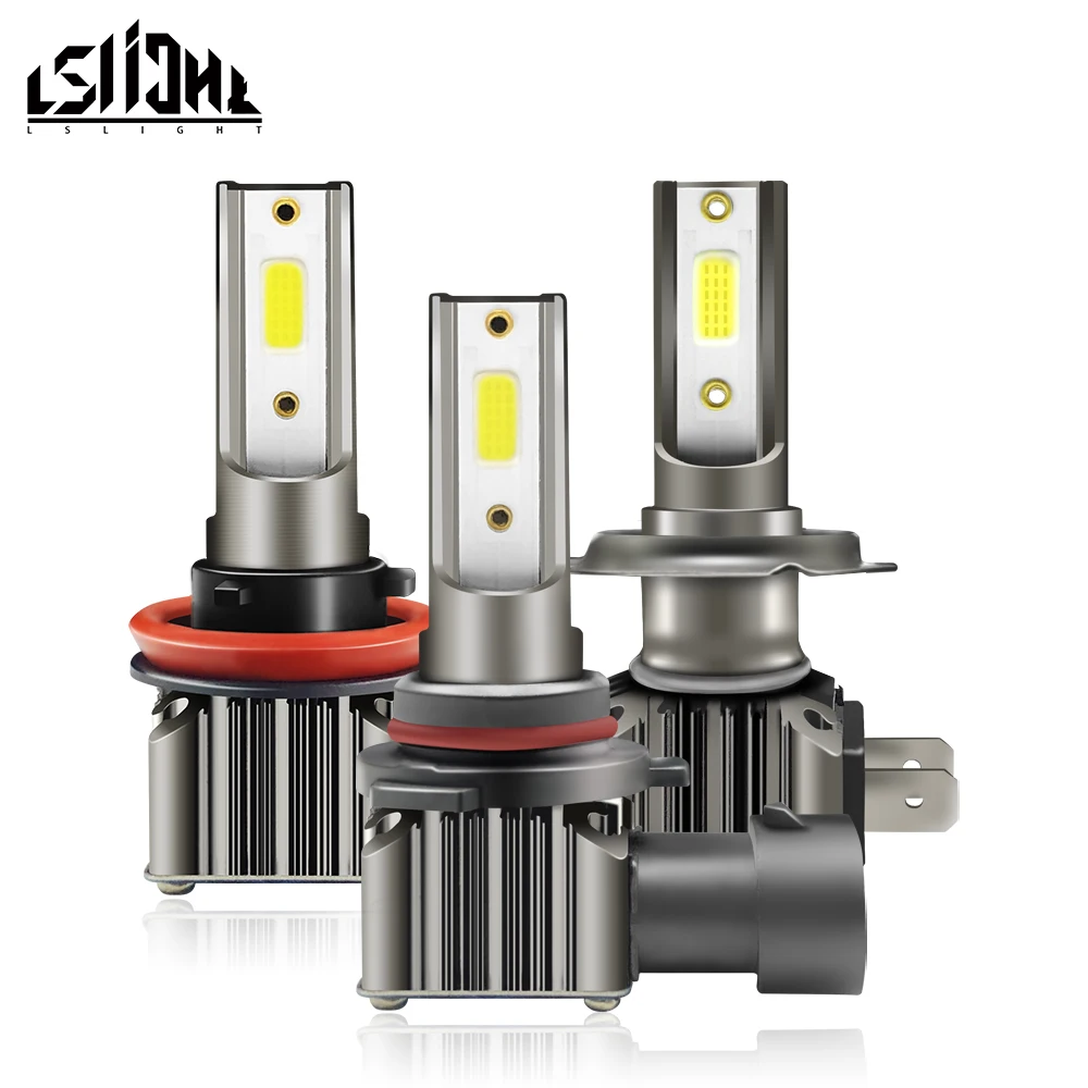 

MINI LED H4 Car Headlight Bulbs H1 H7 H11 9005 9006 HB3 HB4 Auto Turbo Headlamp Kit 6000K Fog Driving Light 12V White Daylight