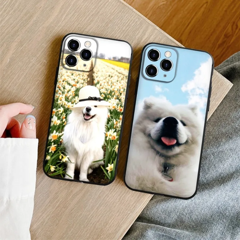 

Cute Dog Lovely Phone Case for iphone 14 13 12 11 Pro X Xs Max XR 7 8 Plus SE2020 Silicon Soft Covers