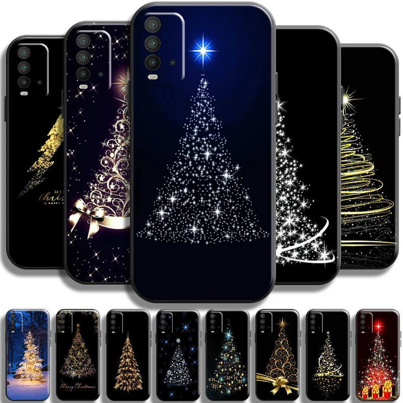 

Merry Christmas Tree Deer For Xiaomi Redmi Note 8 8T Pro Redmi 8 8A Phone Case Liquid Silicon Soft Back Silicone Cover TPU