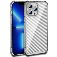 carbon fiber pattern soft tpu bumper phone case for iphone 13 12 11 pro xs max xr x 8 7 plus se 2020 non slip matte frame cover