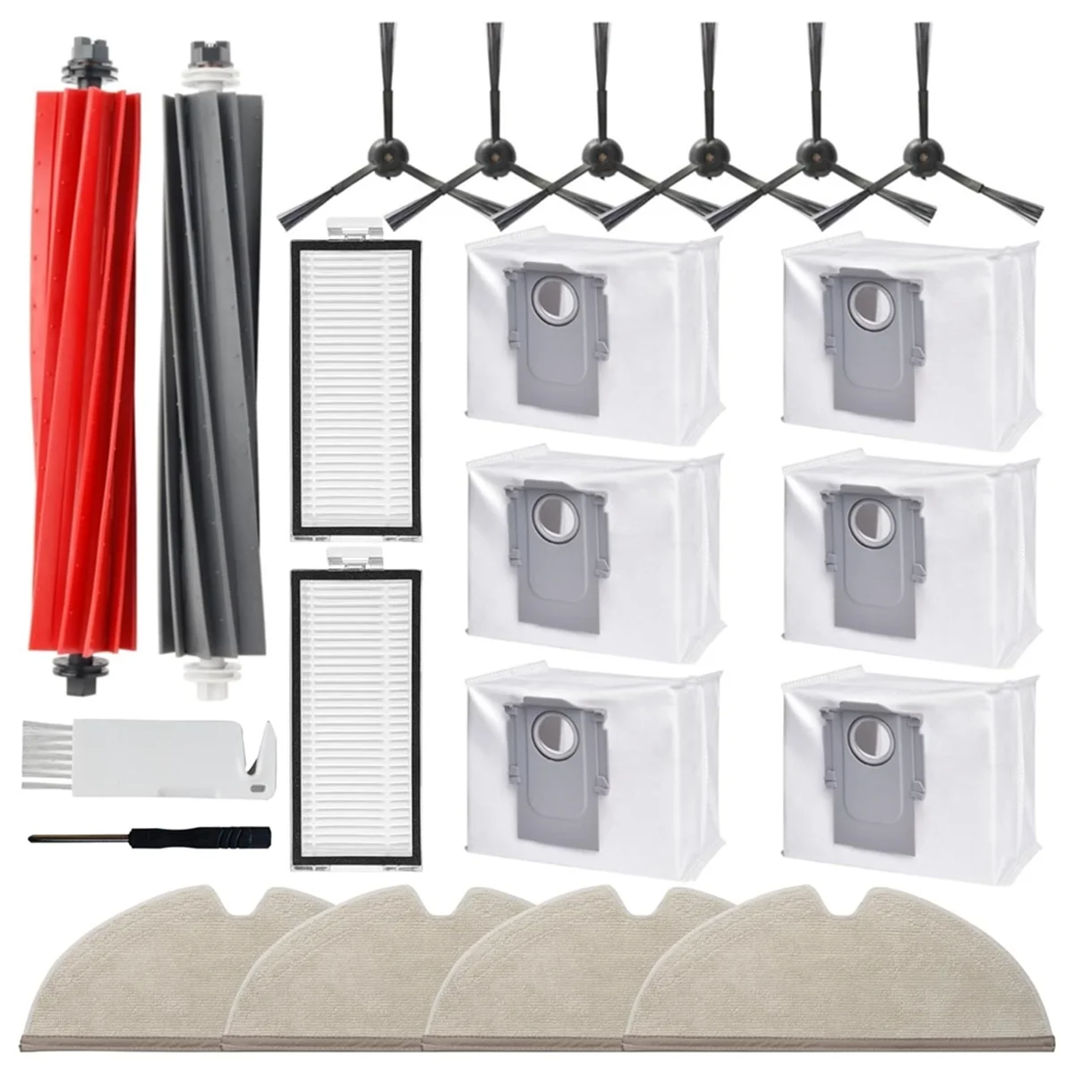 Сменные детали для Roborock Q8 Max + Q5 Pro аксессуары основная боковая щетка Hepa фильтр