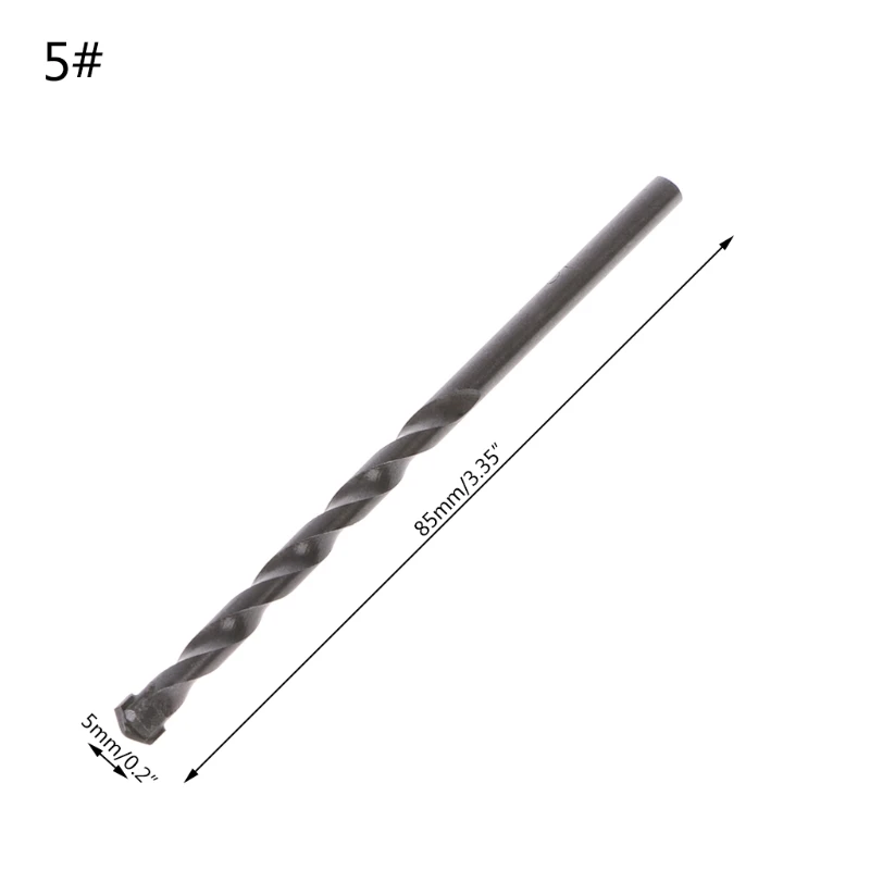 

C7AD Tungsten Carbide Drill Bit Masonry Tipped Concrete Drilling 4/5/6/8/10mm Power f