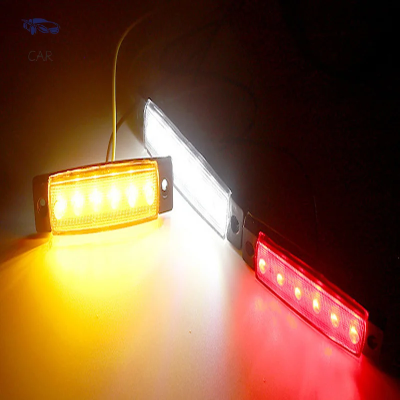 Автомобильные внешние светодиодные фонари 24 В/12 В 6 светодиодов Автобус Грузовик