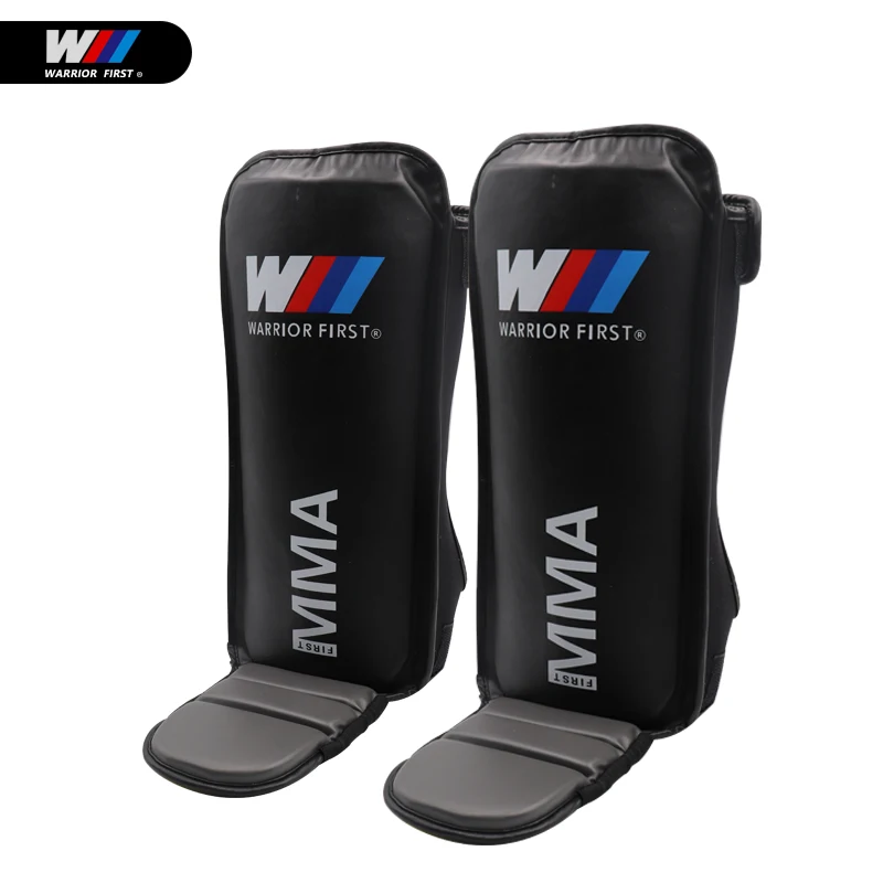 

Adult Boxing Legwarmers Microfiber Leather Free Fight Sanda Karate Taekwondo Muay Thai Training Shin Pads Foot Boxing Equipment