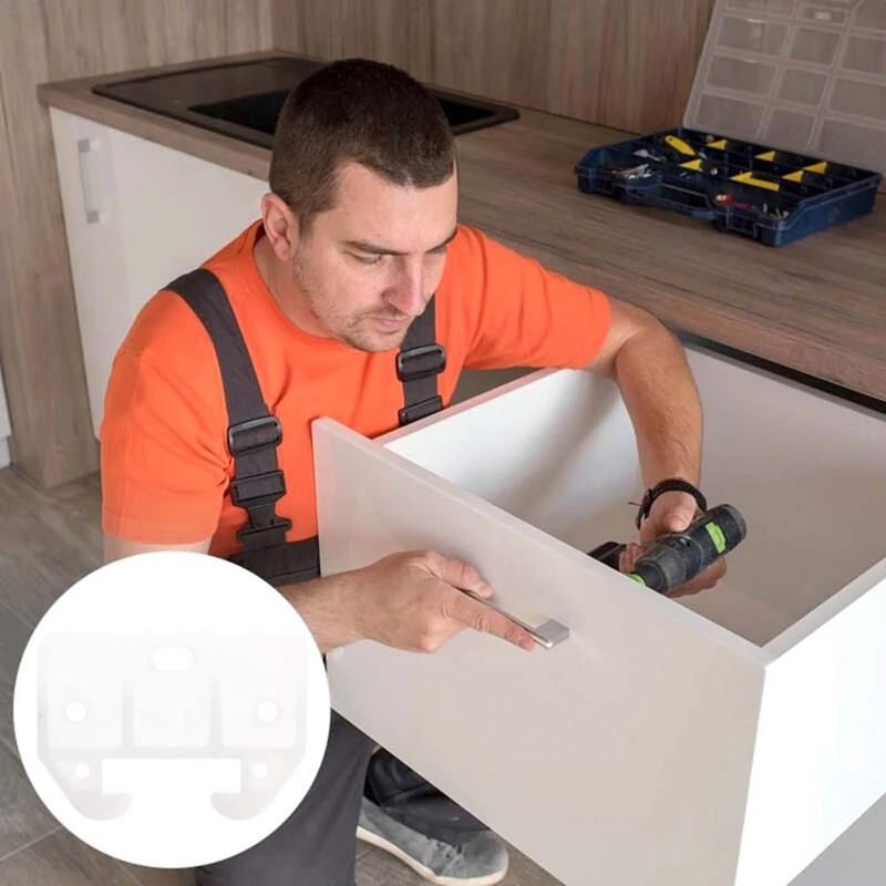 50 шт. пластиковые направляющие для ящиков запасные части мебели комодов и систем