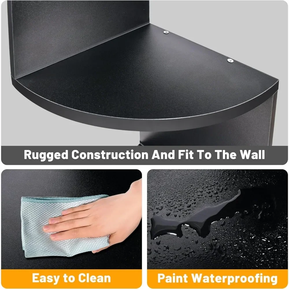 Угловая книжная полка Деревянные Настенные угловые полки для хранения легко