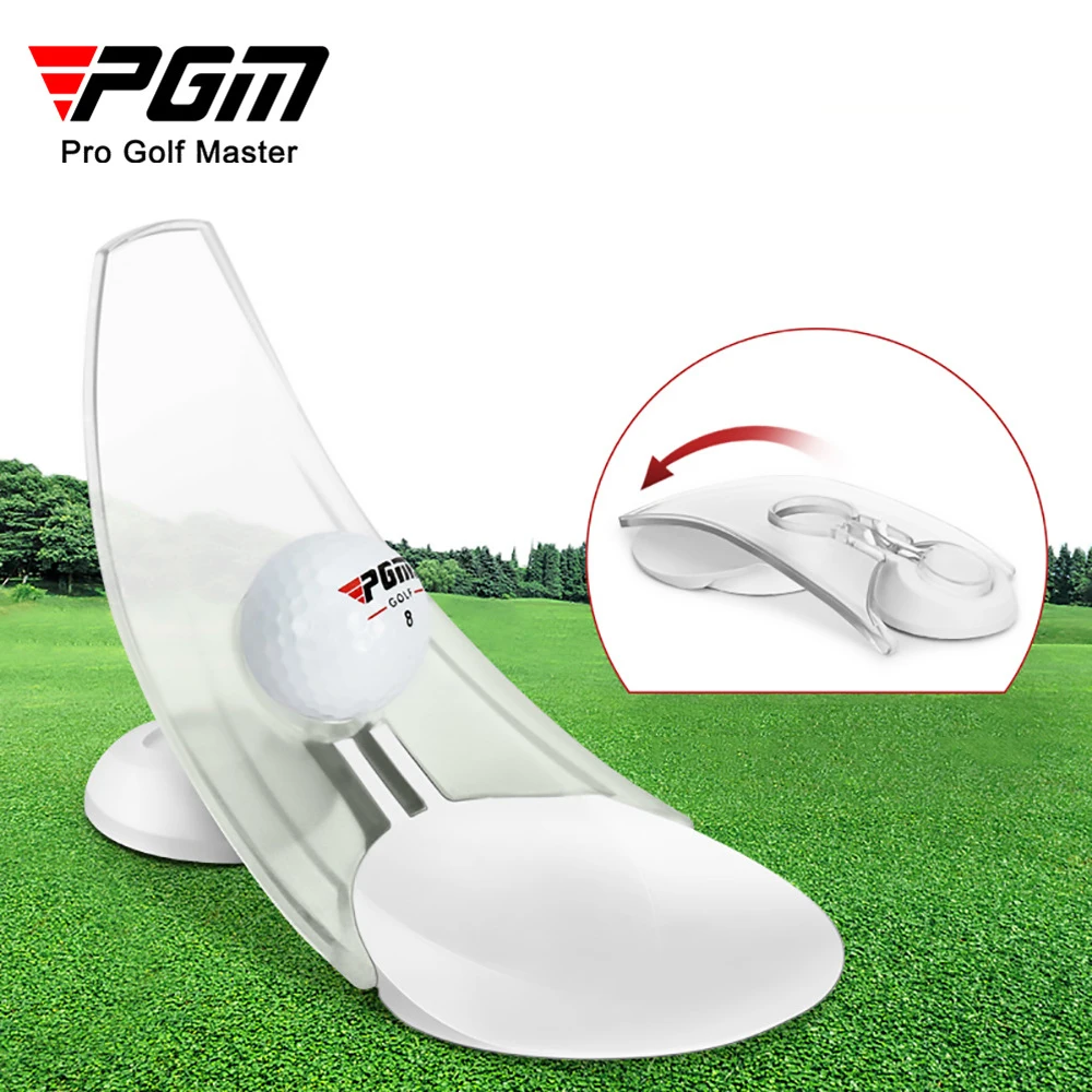 

Новинка 2023, портативная складная чашка для гольфа Pgm для спорта на открытом воздухе, имитация тренировок, автоматический возврат