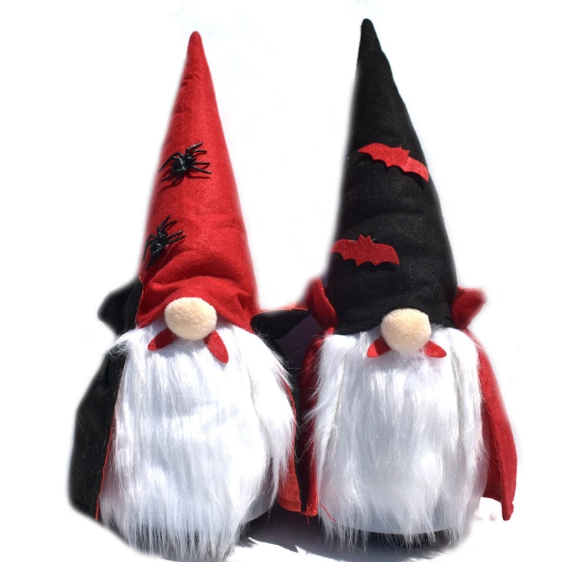 

Кукла гнома без лица, светящийся вечерние чный декор, плюшевый Безликий гном для домашнего рабочего стола, красный декор, 1 шт.