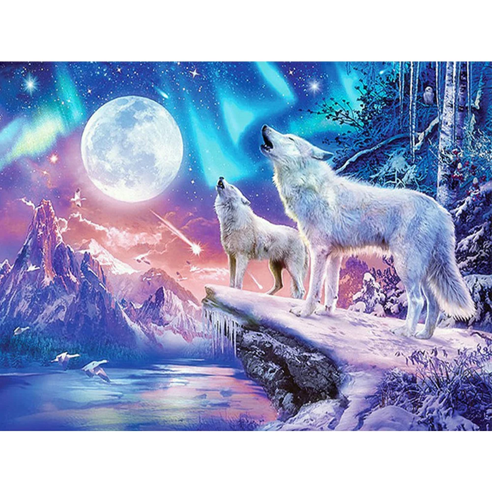 

Набор для алмазной вышивки «волк», картина 5D «сделай сам» с изображением животных, мозаика, вышивка крестиком, Декор для дома, гостиной