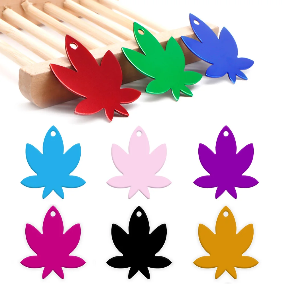 

Wholesale 100Pcs Pet Dog ID Tag Personalized Customized Leaves Aluminum Blank Cat Name Tags Puppy Collar Anti Lost Nameplate