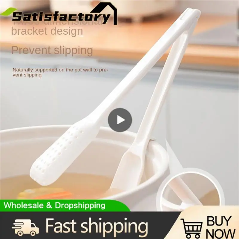 

Anti-slip Kitchen Food Clip Detachable High Temperature Resisting Anti-scalding Spoon Multifunctional Long Handle