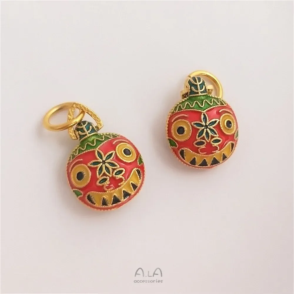 Золотой рос ласточка золотой зверь браслет кулон горящая синяя ручная веревка