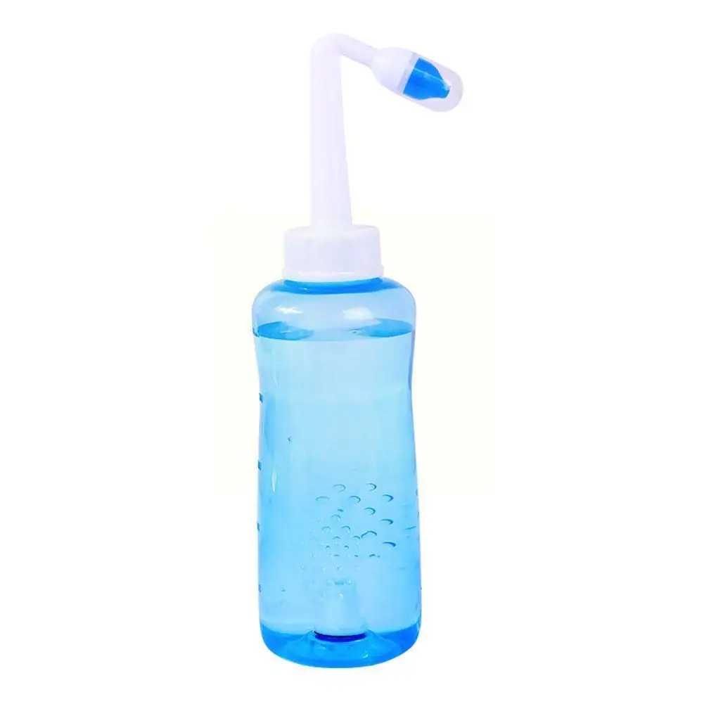 

Nose Wash Cleaner Nasal Irrigator Rinse Bottle Nose Rhinitis Pot Allergic Avoid Children 500ML Neti Adults Protector F9U6