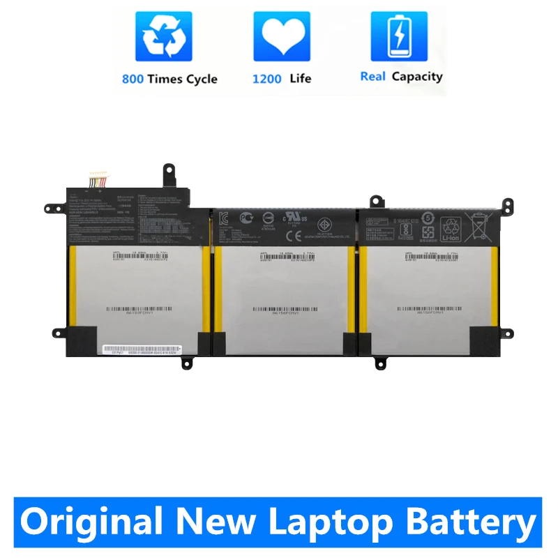 CSMHY Original 56Wh C31N1428 Laptop Battery For ASUS Zenbook UX305L UX305LA UX305UA 3ICP5/91/91 0B200-01450100