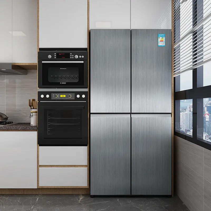 Виниловая самоклеящаяся настенная бумага из нержавеющей стали с металлической