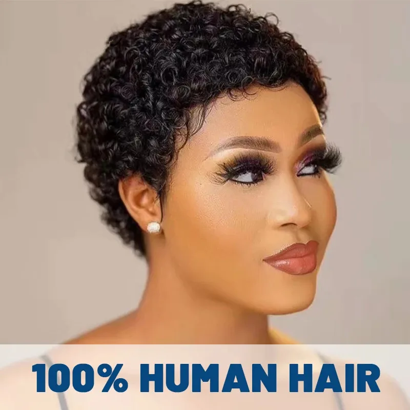 afro short wig